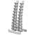 Harden Chrome Dumbbells Storage Solution 3D model small image 5