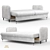  Idealbeds Milan Sofa Bed 3D model small image 2