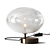 Pivoting Blown Glass Table Lamp 3D model small image 2