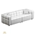 Modern Comfort Cube Sofa Bed 3D model small image 6