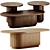 Licia Coffee & Side Tables Set 3D model small image 1