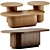 Licia Coffee & Side Tables Set 3D model small image 2