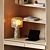 Sleek Workspace Set with Storage 3D model small image 2