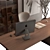  Executive Workspace Desk Set 3D model small image 3