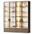 Modern Glass Cupboard for Kitchen 3D model small image 3