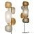 70's Fabric Floor Lamp Screen 3D model small image 1