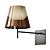 Modern Designer Wall Lamp Fixtures 3D model small image 1