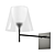 Modern Designer Wall Lamp Fixtures 3D model small image 3