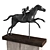 Ancient Greek Equestrian Rider Sculpture 3D model small image 1