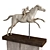 Ancient Greek Equestrian Rider Sculpture 3D model small image 5