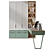 Minimalist Youth Bookshelf GHS-2586 3D model small image 1