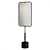 Sleek Steel & Linen Table Lamp 3D model small image 4