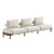 Mid-Century Inspired GANDY Sofa 3D model small image 2