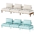 Mid-Century Inspired GANDY Sofa 3D model small image 4