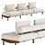 Mid-Century Inspired GANDY Sofa 3D model small image 5