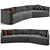 Luxury Trussardi Casa Maryl Sofa 3D model small image 1