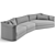 Luxury Trussardi Casa Maryl Sofa 3D model small image 6