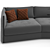 Luxury Trussardi Casa Maryl Sofa 3D model small image 9