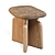 Podi Stool: Elegant Walnut Design 3D model small image 5