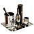 Sparkling Wine Set 1 3D model small image 2