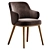 Sleek FOYER Chair - Modern Elegance 3D model small image 1