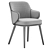 Sleek FOYER Chair - Modern Elegance 3D model small image 5