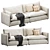 Relax in Style with Unwind Sofa 3D model small image 3