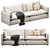 Relax in Style with Unwind Sofa 3D model small image 6