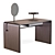 Butter Toiletta Writing Desk 3D model small image 2