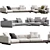 Modern Elegance: Dylan Sofa Design 3D model small image 3