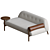 Wyatt Blanc Sofa Daybed 3D model small image 4