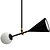 Sleek Spear Pendant Light 3D model small image 1