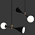 Sleek Spear Pendant Light 3D model small image 2
