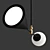 Sleek Spear Pendant Light 3D model small image 4