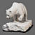 Bear Sculpture 3D Model 3D model small image 6