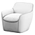 Stylish Bonaldo Kitai Chair 3D model small image 7