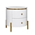 Caramel Bedside Table by Woodenkors 3D model small image 1