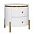 Caramel Bedside Table by Woodenkors 3D model small image 3
