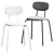  Sleek Black OSTANO Chair 3D model small image 1