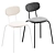  Sleek Black OSTANO Chair 3D model small image 2