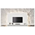 Stone Surface Minimalist TV Wall 3D model small image 2