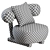 Moroso Pipe Armchair Set 3D model small image 3