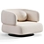 Swivel Zeppelin Armchair: Modern Elegance 3D model small image 5