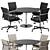 Modern Office Set16 Conference Chair 3D model small image 1