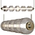 Elegance Defined: Reign Linear Chandelier 3D model small image 2