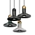 ImperiumLoft RARITY Black Pendant Light 3D model small image 1