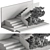 Outdoor Stairs Set 103 3D model small image 4