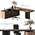 Executive Office Desk - Premium Design 3D model small image 1