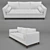 Elegant A.Rudin Sofa 3D model small image 2