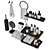 Turbosmooth Modifier Bathroom Set 3D model small image 4